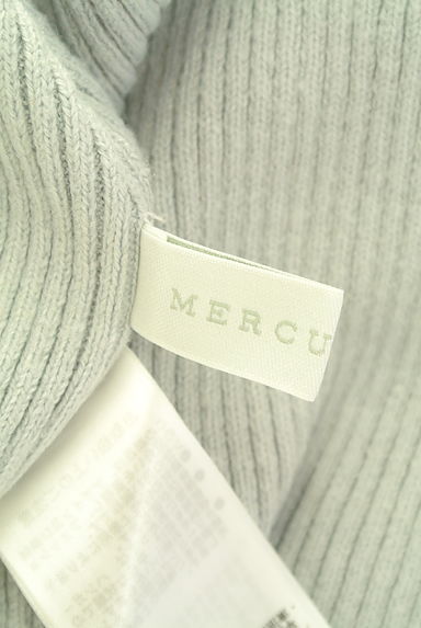 MERCURYDUO（マーキュリーデュオ）の古着「レース切替リブニットワンピース（ワンピース・チュニック）」大画像６へ
