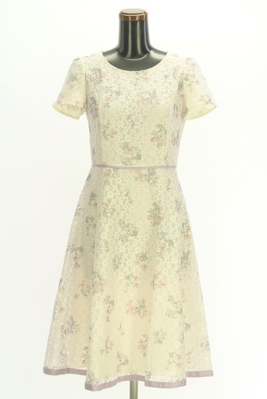 LAISSE PASSE（レッセパッセ）の古着「花柄レースワンピース（ワンピース・チュニック）」大画像１へ