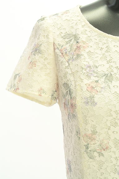 LAISSE PASSE（レッセパッセ）の古着「花柄レースワンピース（ワンピース・チュニック）」大画像４へ