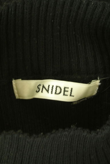 Snidel（スナイデル）の古着「モックネックリブニットトップス（ニット）」大画像６へ