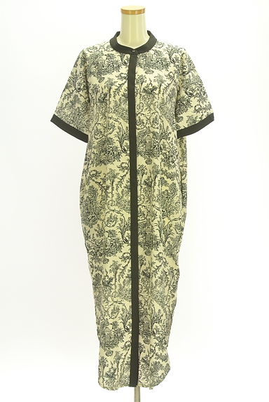 antiqua（アンティカ）の古着「patterntorso 総柄バンドカラーシャツワンピース（ワンピース・チュニック）」大画像１へ