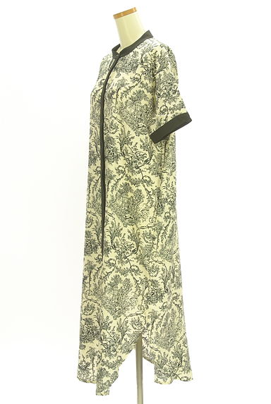 antiqua（アンティカ）の古着「patterntorso 総柄バンドカラーシャツワンピース（ワンピース・チュニック）」大画像３へ