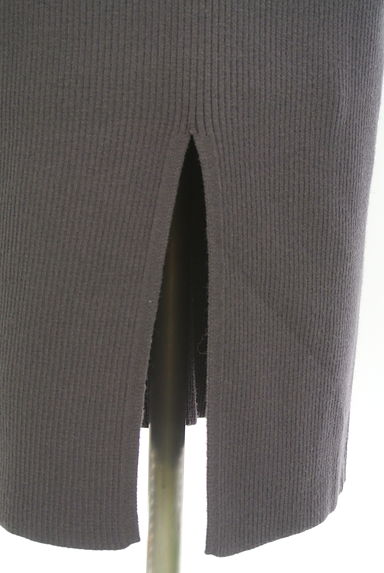PROPORTION BODY DRESSING（プロポーションボディドレッシング）の古着「パイピングリブニットワンピース（ワンピース・チュニック）」大画像５へ