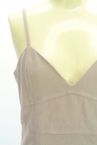 PROPORTION BODY DRESSING（プロポーションボディドレッシング）の古着「スエードタッチキャミワンピース（キャミワンピース）」大画像４へ
