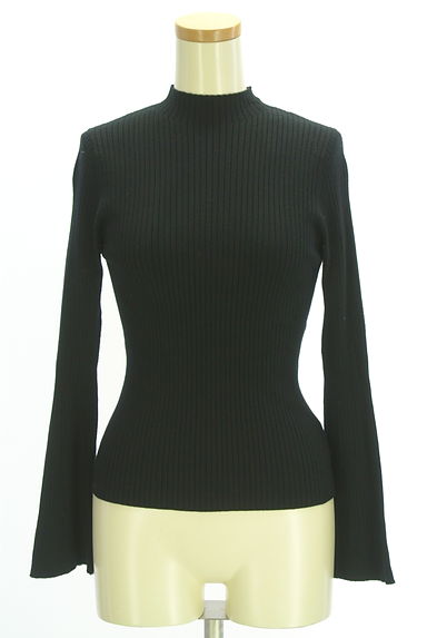 PROPORTION BODY DRESSING（プロポーションボディドレッシング）の古着「スタンドカラーリブニットトップス（ニット）」大画像１へ