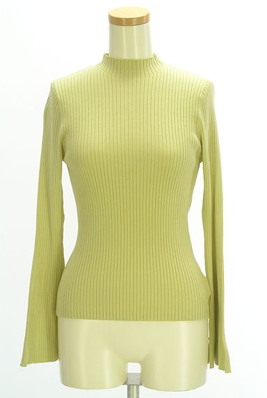 PROPORTION BODY DRESSING（プロポーションボディドレッシング）の古着「スタンドカラーリブニットトップス（ニット）」大画像１へ