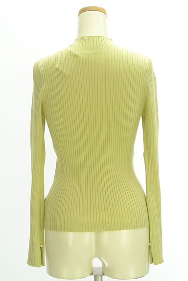 PROPORTION BODY DRESSING（プロポーションボディドレッシング）の古着「スタンドカラーリブニットトップス（ニット）」大画像２へ