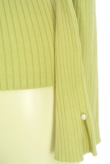 PROPORTION BODY DRESSING（プロポーションボディドレッシング）の古着「スタンドカラーリブニットトップス（ニット）」大画像５へ