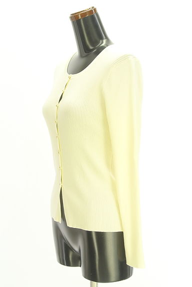 PROPORTION BODY DRESSING（プロポーションボディドレッシング）の古着「袖スリットリブニットカーディガン（カーディガン・ボレロ）」大画像３へ