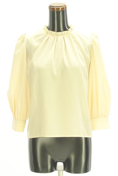 PROPORTION BODY DRESSING（プロポーションボディドレッシング）の古着「ボリュームスリーブシフォンカットソー（ブラウス）」大画像１へ