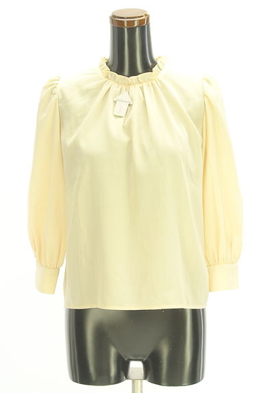 PROPORTION BODY DRESSING（プロポーションボディドレッシング）の古着「ボリュームスリーブシフォンカットソー（ブラウス）」大画像４へ