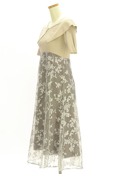 PROPORTION BODY DRESSING（プロポーションボディドレッシング）の古着「別地切替ワンピース（ワンピース・チュニック）」大画像３へ