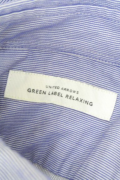 green label relaxing（グリーンレーベル リラクシング）の古着「ピンストライプ柄シャツ（カジュアルシャツ）」大画像６へ