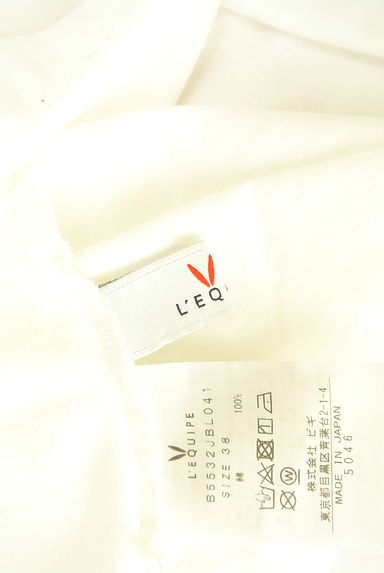 L'EQUIPE（レキップ）の古着「ロゴプリントコットンＴシャツ（Ｔシャツ）」大画像６へ