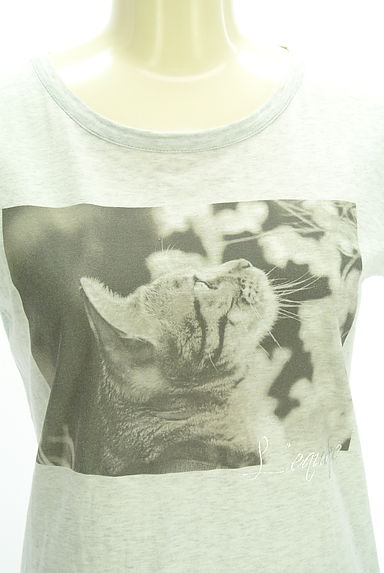 L'EQUIPE YOSHIE INABA（レキップヨシエイナバ）の古着「プリントコットンＴシャツ（Ｔシャツ）」大画像４へ