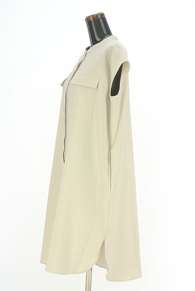 MK MICHEL KLEIN（エムケーミッシェルクラン）の古着「ノースリワークシャツワンピース（ワンピース・チュニック）」大画像３へ