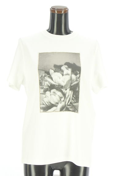 TARA JARMON（タラジャーモン）の古着「ラインストーン縁取りフォトプリントTシャツ（Ｔシャツ）」大画像１へ