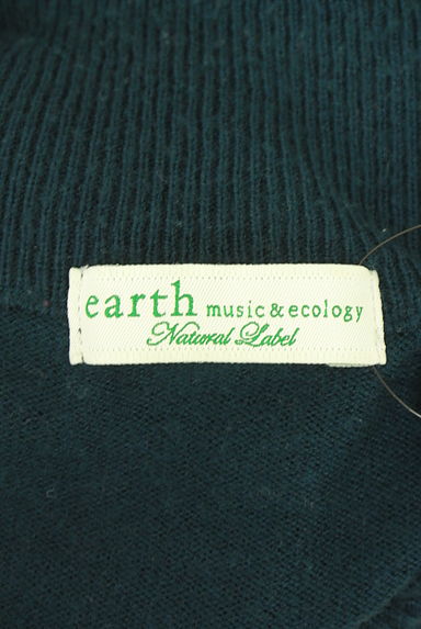 earth music&ecology（アースミュージック＆エコロジー）の古着「フレアスリーブモックネックニットトップス（ニット）」大画像６へ