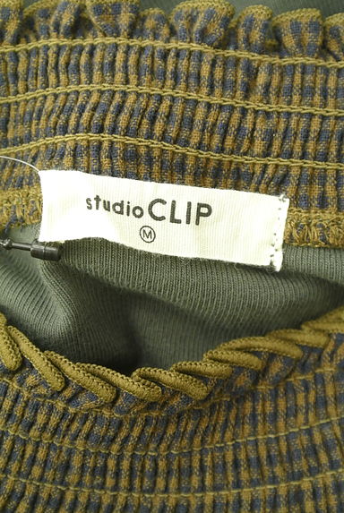 クリックで大画像表示 studio CLIP(スタディオクリップ)の古着「チェック柄シャーリング切替カットソー(カットソー・プルオーバー)」大画像6へ