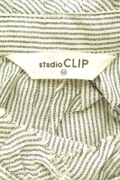 クリックで大画像表示 studio CLIP(スタディオクリップ)の古着「ピンストライプ柄ブラウス(ブラウス)」大画像6へ