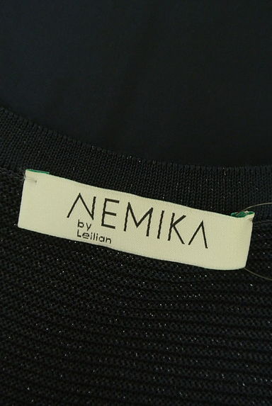 クリックで大画像表示 NEMIKA(ネミカ)の古着「異素材切替膝丈フレアワンピース(ワンピース・チュニック)」大画像6へ