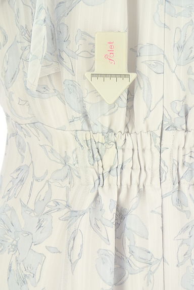 クリックで大画像表示 Apuweiser riche(アプワイザーリッシェ)の古着「花柄シフォンロングワンピース(ワンピース・チュニック)」大画像5へ