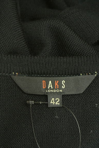 DAKS（ダックス）の古着「フロントチェック膝下ニットワンピース（ワンピース・チュニック）」大画像６へ