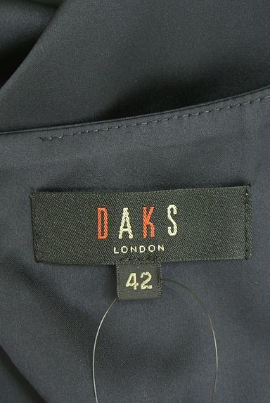 DAKS（ダックス）の古着「フロントレース膝丈ワンピース（ワンピース・チュニック）」大画像６へ