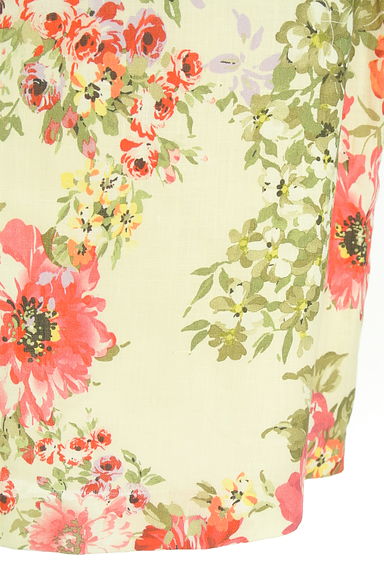 クリックで大画像表示 Laura Ashley(ローラアシュレイ)の古着「花柄タイトスカート(スカート)」大画像5へ