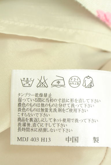 クリックで大画像表示 Laura Ashley(ローラアシュレイ)の古着「花柄リネン膝丈ワンピース(ワンピース・チュニック)」大画像5へ