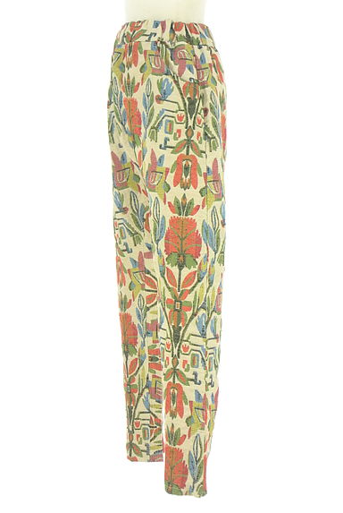 クリックで大画像表示 antiqua(アンティカ)の古着「花柄織地サルエルテーパードパンツ(パンツ)」大画像3へ