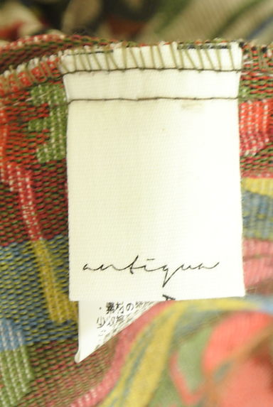 クリックで大画像表示 antiqua(アンティカ)の古着「花柄織地サルエルテーパードパンツ(パンツ)」大画像6へ