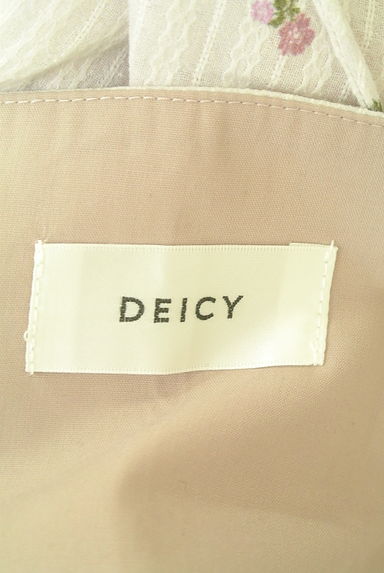 DEICY（デイシー）の古着「小花柄レースフレアスカート（ロングスカート・マキシスカート）」大画像６へ