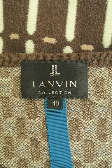 LANVIN（ランバン）の古着「LANVIN COLLECTION 膝丈ニットワンピ（ワンピース・チュニック）」大画像６へ