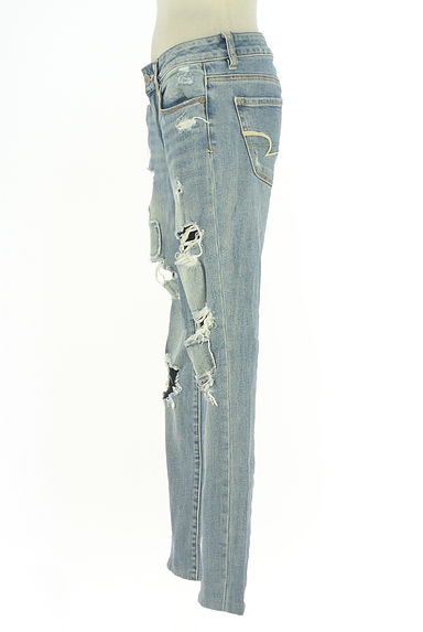 クリックで大画像表示 AMERICAN EAGLE(アメリカンイーグル)の古着「ダメージデニムパンツ(デニムパンツ)」大画像3へ