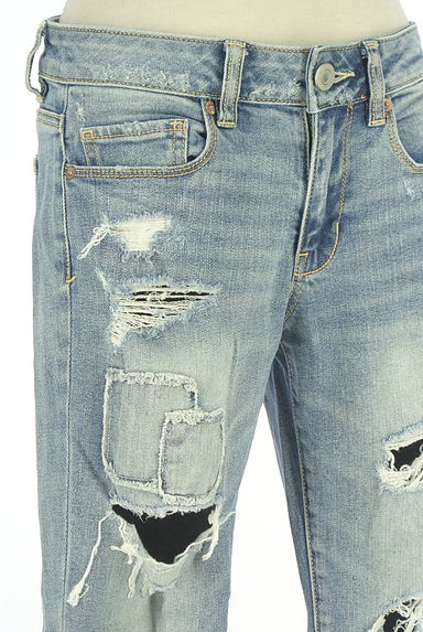 クリックで大画像表示 AMERICAN EAGLE(アメリカンイーグル)の古着「ダメージデニムパンツ(デニムパンツ)」大画像4へ