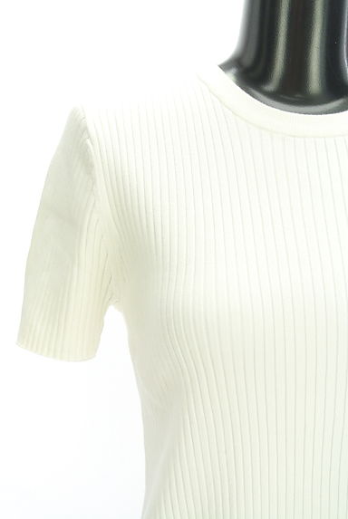 クリックで大画像表示 Mila Owen(ミラオーウェン)の古着「半袖リブニット(ニット)」大画像4へ