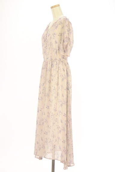 クリックで大画像表示 LAISSE PASSE(レッセパッセ)の古着「花柄シフォンワンピース(ワンピース・チュニック)」大画像3へ