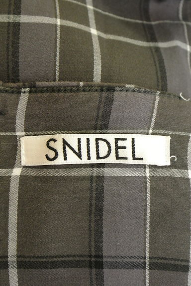 クリックで大画像表示 Snidel(スナイデル)の古着「チェック柄マーメイドロングスカート(ロングスカート・マキシスカート)」大画像6へ