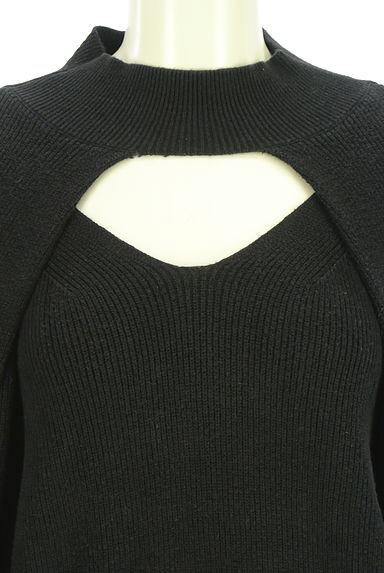 クリックで大画像表示 Snidel(スナイデル)の古着「レース付きオープンショルダーニット(ニット)」大画像4へ