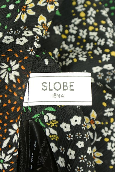 クリックで大画像表示 SLOBE IENA(スローブイエナ)の古着「花柄ロングシフォンワンピース(ワンピース・チュニック)」大画像6へ