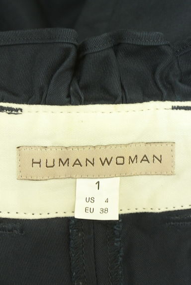 クリックで大画像表示 HUMAN WOMAN(ヒューマンウーマン)の古着「ウエストフリルロールアップセミワイドパンツ(パンツ)」大画像6へ