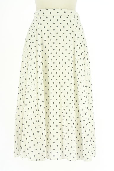 クリックで大画像表示 NOLLEY'S(ノーリーズ)の古着「ドット柄ロングフレアスカート(ロングスカート・マキシスカート)」大画像1へ