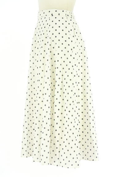 クリックで大画像表示 NOLLEY'S(ノーリーズ)の古着「ドット柄ロングフレアスカート(ロングスカート・マキシスカート)」大画像3へ
