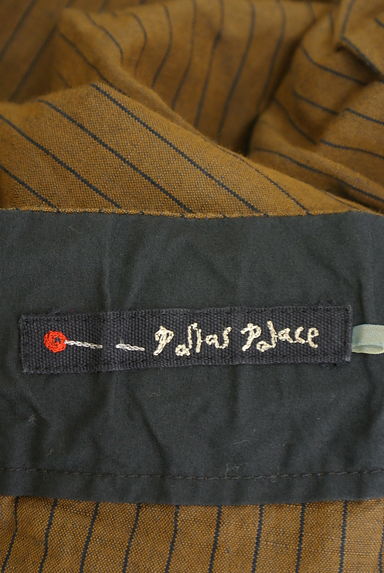 クリックで大画像表示 PAL'LAS PALACE(パラスパレス)の古着「綿麻ストライプロングフレアスカート(ロングスカート・マキシスカート)」大画像6へ
