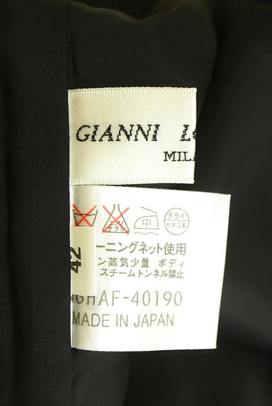 クリックで大画像表示 GIANNI LO GIUDICE(ジャンニロジュディチェ)の古着「ピンストライプロングウールタイトスカート(ロングスカート・マキシスカート)」大画像6へ