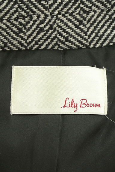 クリックで大画像表示 Lily Brown(リリーブラウン)の古着「ベルト付き刺繍ロングコート(コート)」大画像6へ