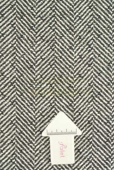 クリックで大画像表示 Lily Brown(リリーブラウン)の古着「膝下丈刺繍入りヘリンボーンペンシルスカート(スカート)」大画像5へ