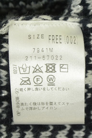 クリックで大画像表示 INTER PLANET(インタープラネット)の古着「切替オフタートルニットワンピース(ワンピース・チュニック)」大画像5へ