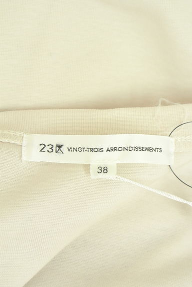クリックで大画像表示 23区(ニジュウサンク)の古着「フレンチスリーブカットソー(Tシャツ)」大画像6へ